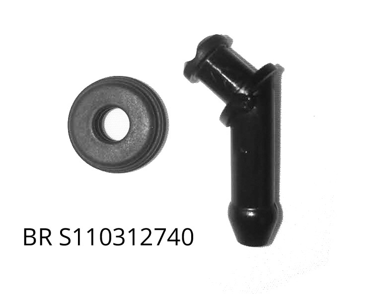 MASTER CYLINDER INLET PIPE 45 DEGREE - Image 1