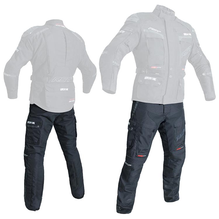 Pants RST Adventure 3 Textile Black - Image 1