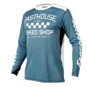 Fasthouse Alloy Roam Long Sleeve Jersey Heather Slate - Image 1