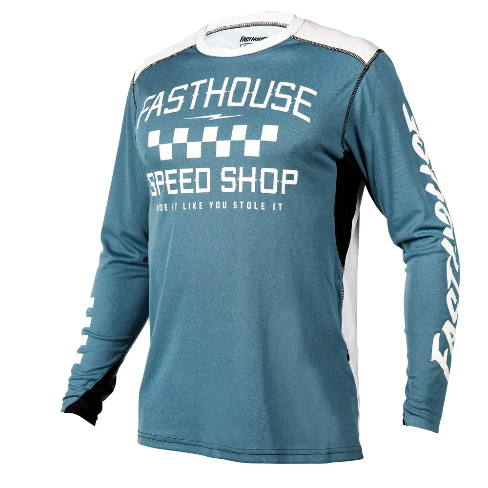 Fasthouse Alloy Roam Long Sleeve Jersey Heather Slate
