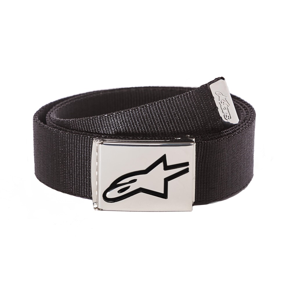 Ageless Web Belt Black/Chrome - One Size - Image 1