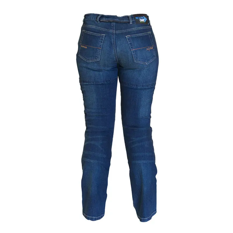Merlin Route One Victoria Jeans Short Leg ladies Black
