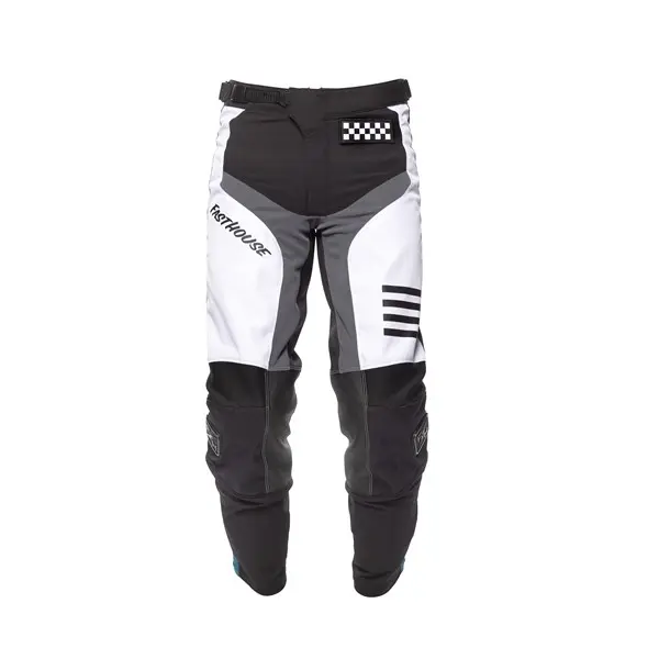 Fasthouse Youth Grindhouse Mod Motocross Pants White/Black/Marine