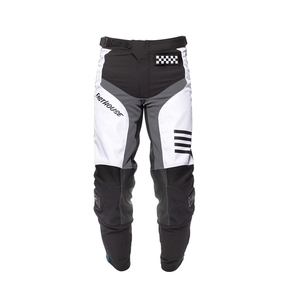 Fasthouse Youth Grindhouse Mod Motocross Pants White/Black/Marine - Image 1