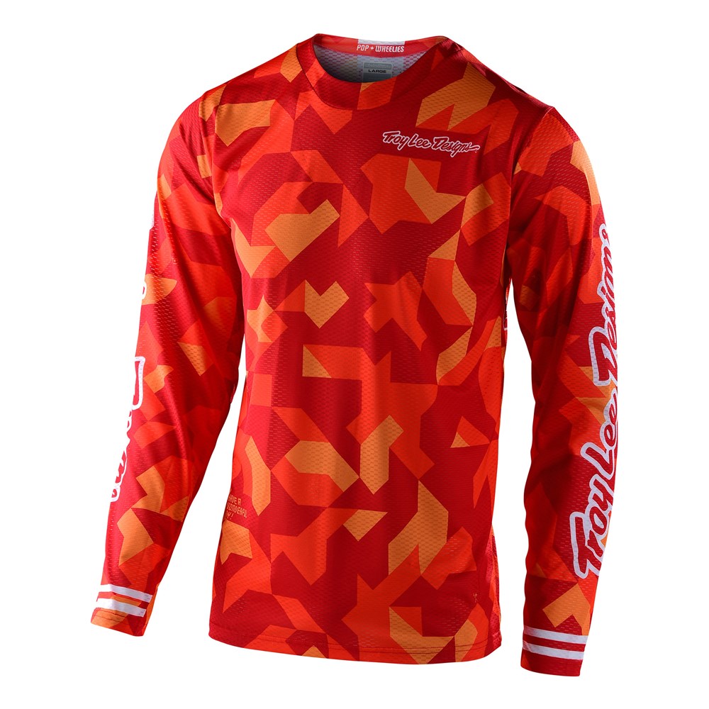 Motocross Jersey Troylee (21) GP Air Confetti Orange - Image 1