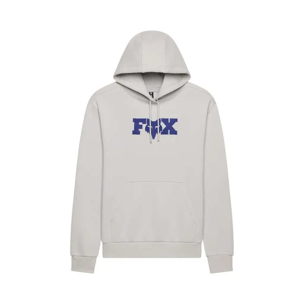 Fox F Head X Fleece Pullover Hoodie Ladies Light Grey
