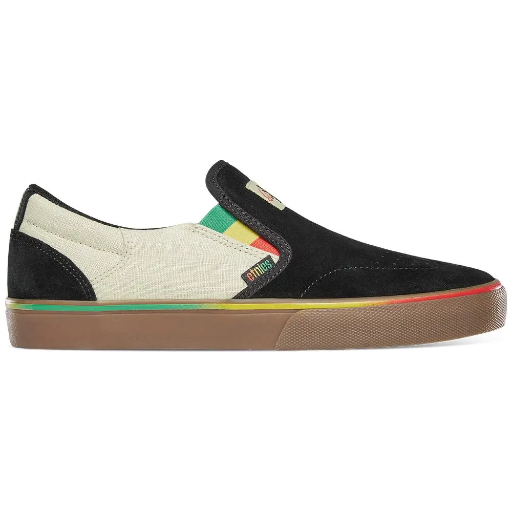 Etnies Marana Slip X Grizzly Shoes Black/Gum