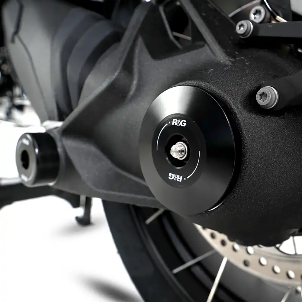 Spindle Blanking Plates for BMW R 1300 GS 23-- R 1300 GS Adventure 24- Black R&G - Image 1