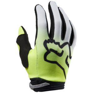 Fox 180 Toxsyk Motocross Gloves Youth Flo Yellow - Image 1