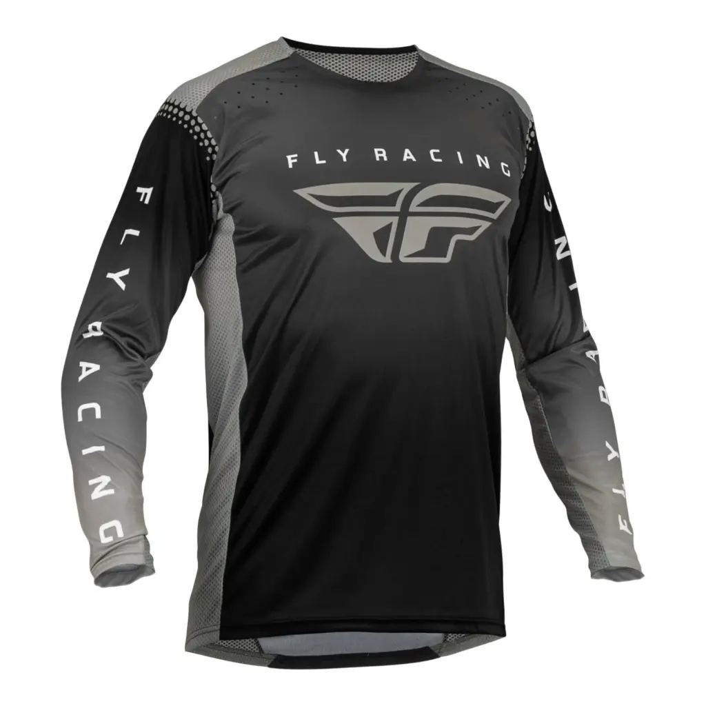 Fly Lite Motocross Jeresy Youth Black/Grey