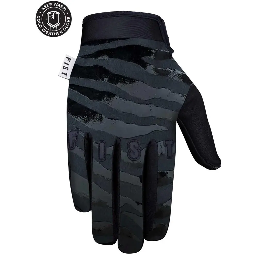 Fist Frosty Fingers Gold Weather Gloves Zebra