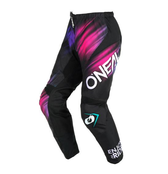 Oneal Element Voltage Motocross Pants Youth Girl Black/Pink - Image 1