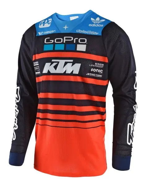 Motocross Jersey Troy Lee Youth GP Air Team Navy/Orange