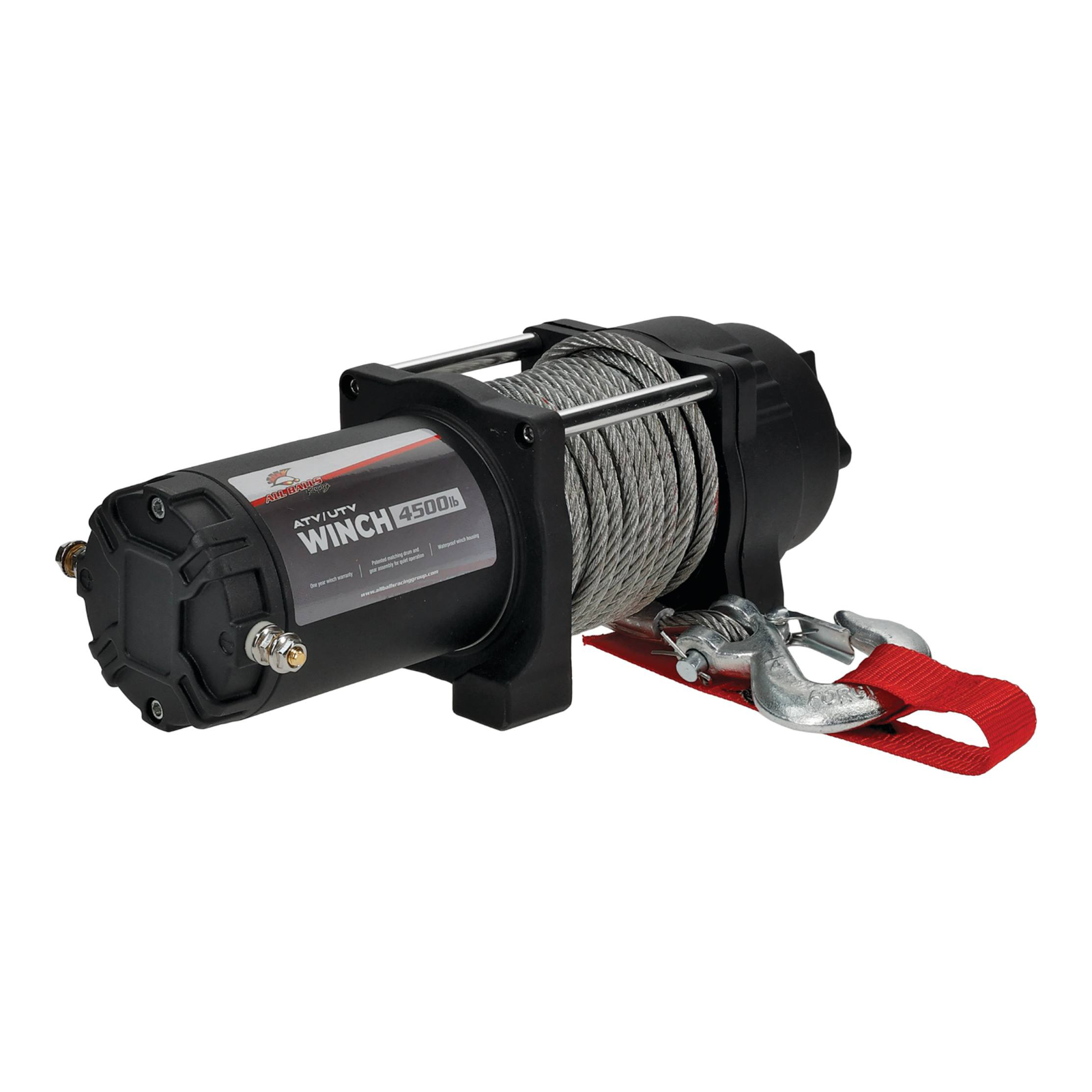 ALL BALLS 4 BOLT WINCH 4500LB STEEL WIRE - Image 4
