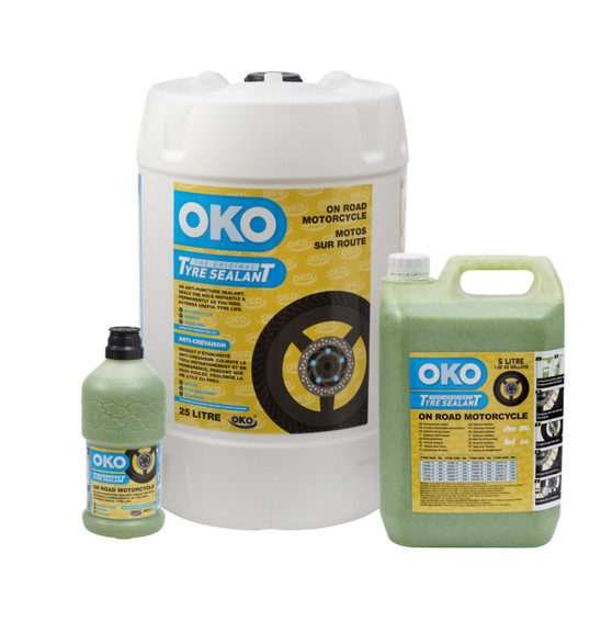 OKO Tyre Sealant On Road Motorcycle 5 Litre - Image 1