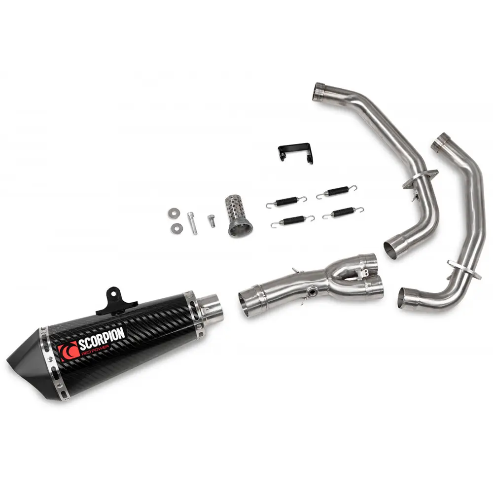 MT-07 22- Serket Taper De-cat Full System C/fibre
