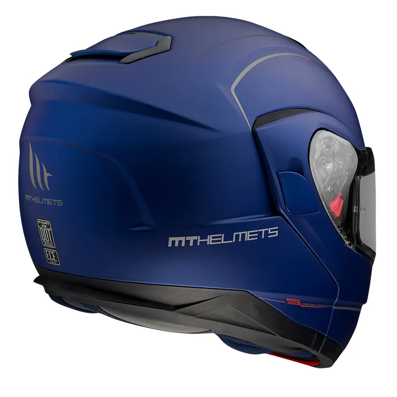MT Atom SV Flip Front Helmet Matte Blue