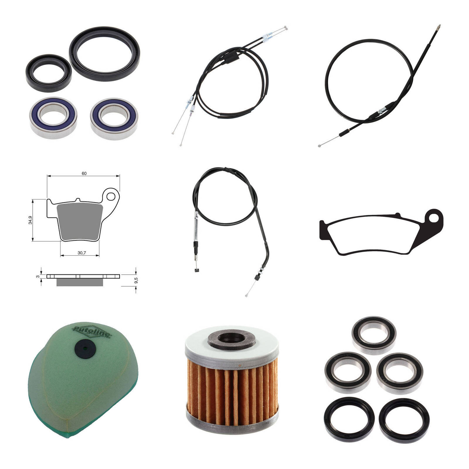 Offroad Refurb Kit - Honda CRF250X '08-'17 - Image 1