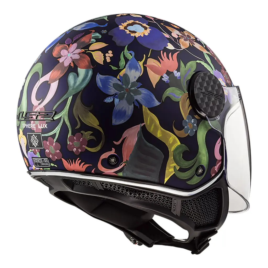 Open Face Helmet LS2 OF558 Sphere Lux Bloom