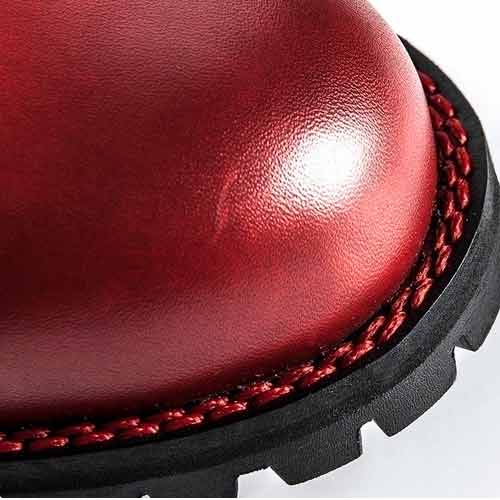 CONTINENTAL PREMIUM LEATHER TOURING BOOTS RED 44
