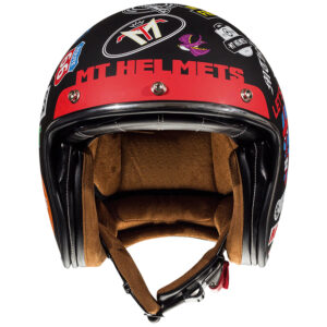 MT LE Mans 2 SV Anarchy Open Face Helmet Matte Black - Image 4