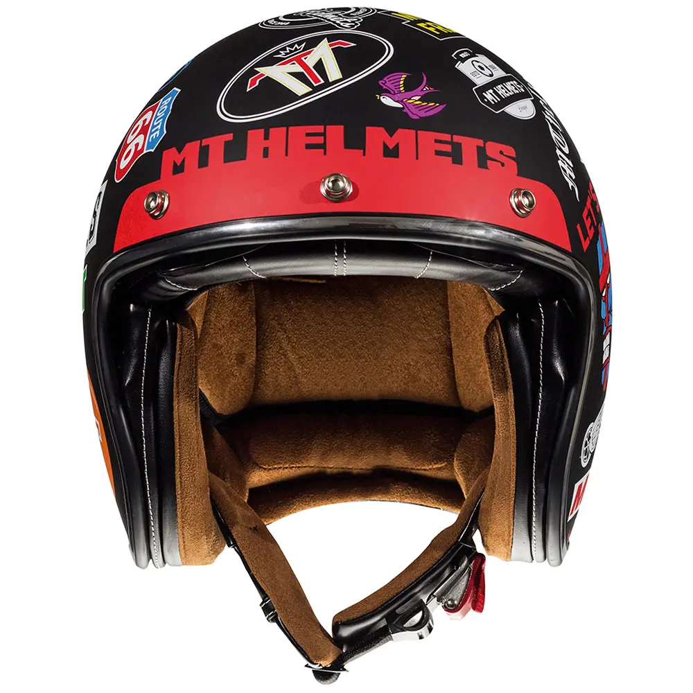 MT LE Mans 2 SV Anarchy Open Face Helmet Matte Black