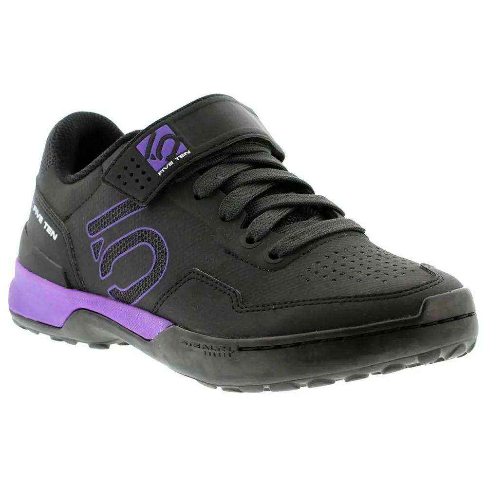 Fiven Ten Kestrel Lace Shoes Ladies Black/Purple