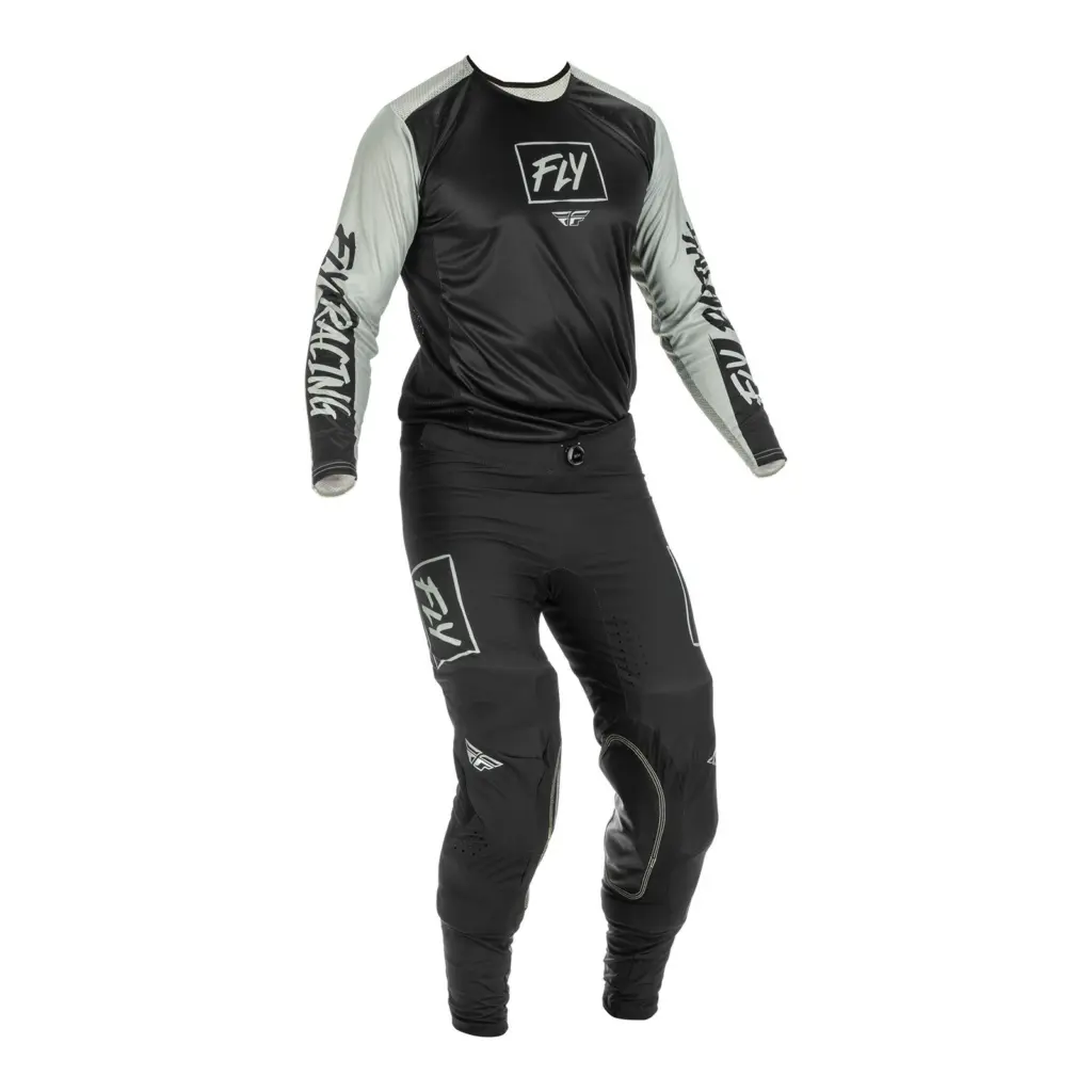 Fly Lite Hydrogen Black/Grey Motocross Pants
