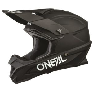 Motocross Helmet Oneal 1 Series Youth Solid Black - Image 2