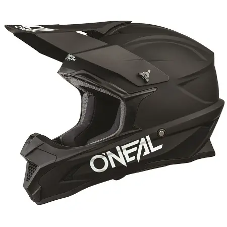 Motocross Helmet Oneal 1 Series Youth Solid Black