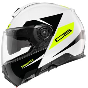 Schuberth (22) C5 Eclipse Yellow Road Helmet - Image 1