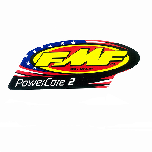 I Powercore 2 Muffler Sticker Patriotic Vinyl Decal [] - Image 1