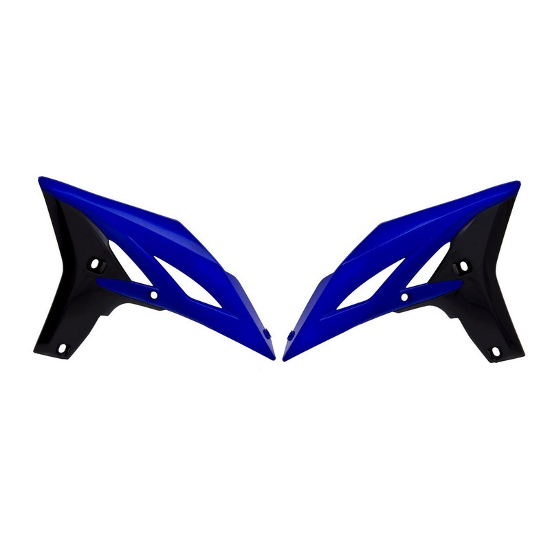 RADIATOR SHROUDS RTECH YZ250F 10-13 WR450F 12-15 BLUE BLACK - Image 1