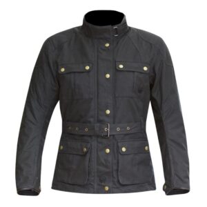 Merlin Ashley Wax Road Jacket Ladies Black - Image 1