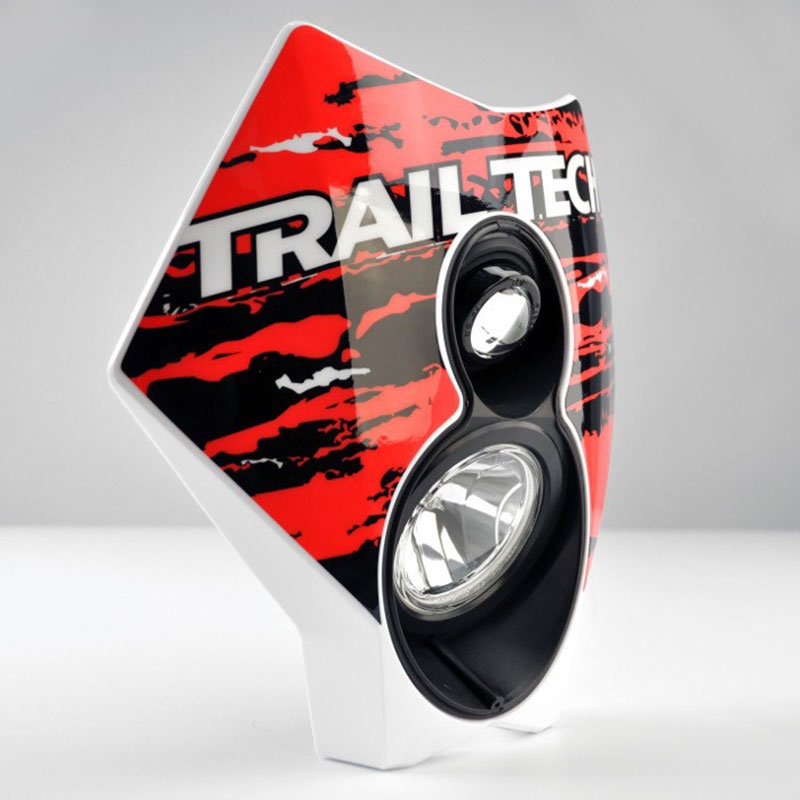TRAIL TECH X2 STICKER - TRAIL TECH GRAPHIC RED - Image 1