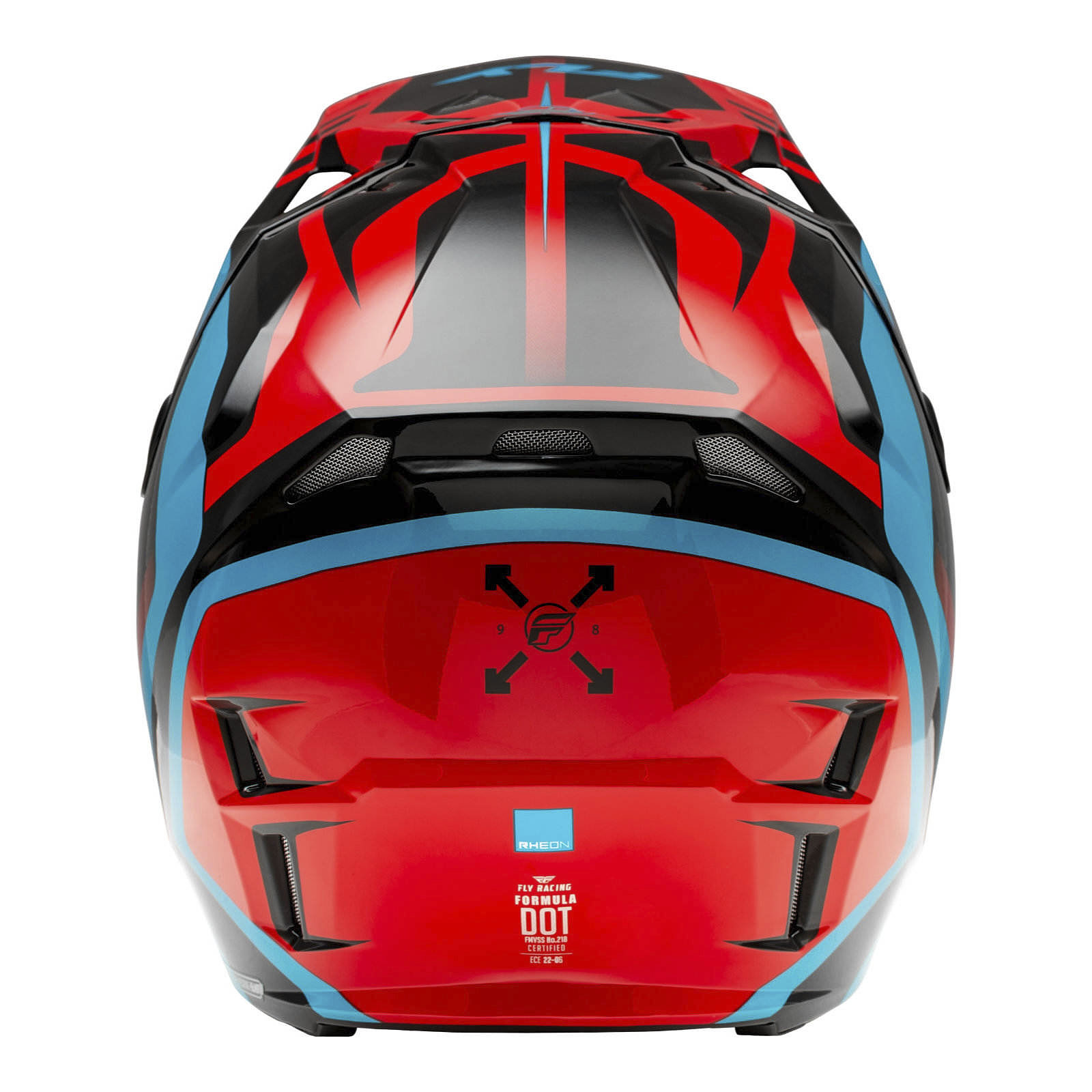 FLY Racing Formula CP Krypton Motocross Helmet Red/Black/Blue - Image 2
