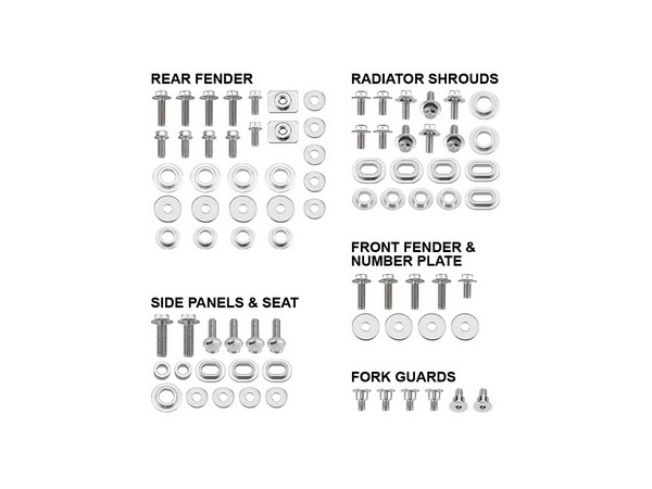 BODY PANEL BOLT KIT PSYCHIC YAMAHA YZ450F 18-20 - Image 1