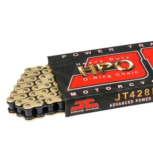 428HPO x 120 Chain Gold/Black O-Ring JT [AC]