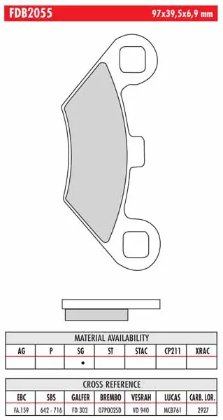 FERODO BRAKE BPADS