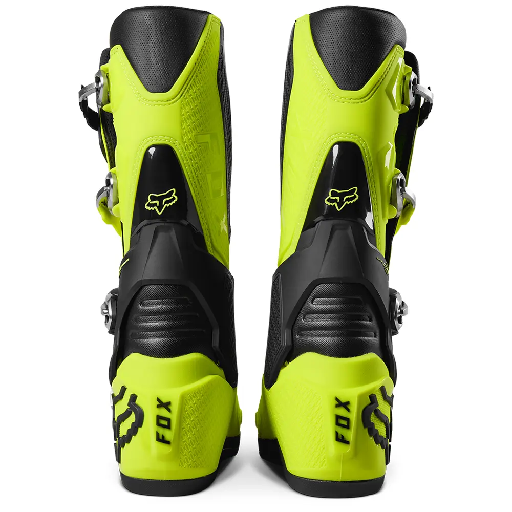 Fox Motion Motocross Boots Flo Yellow