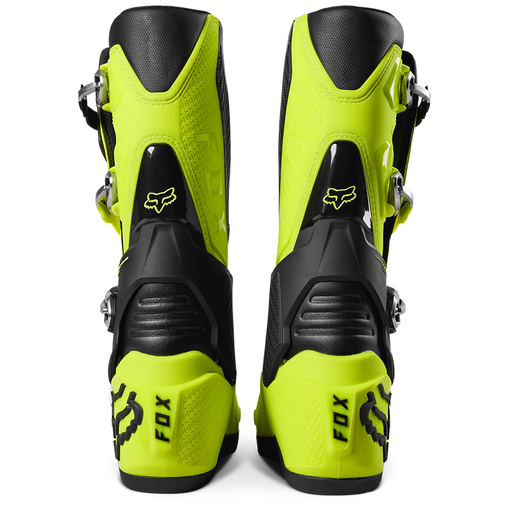 Fox Motion Motocross Boots Flo Yellow - Image 5