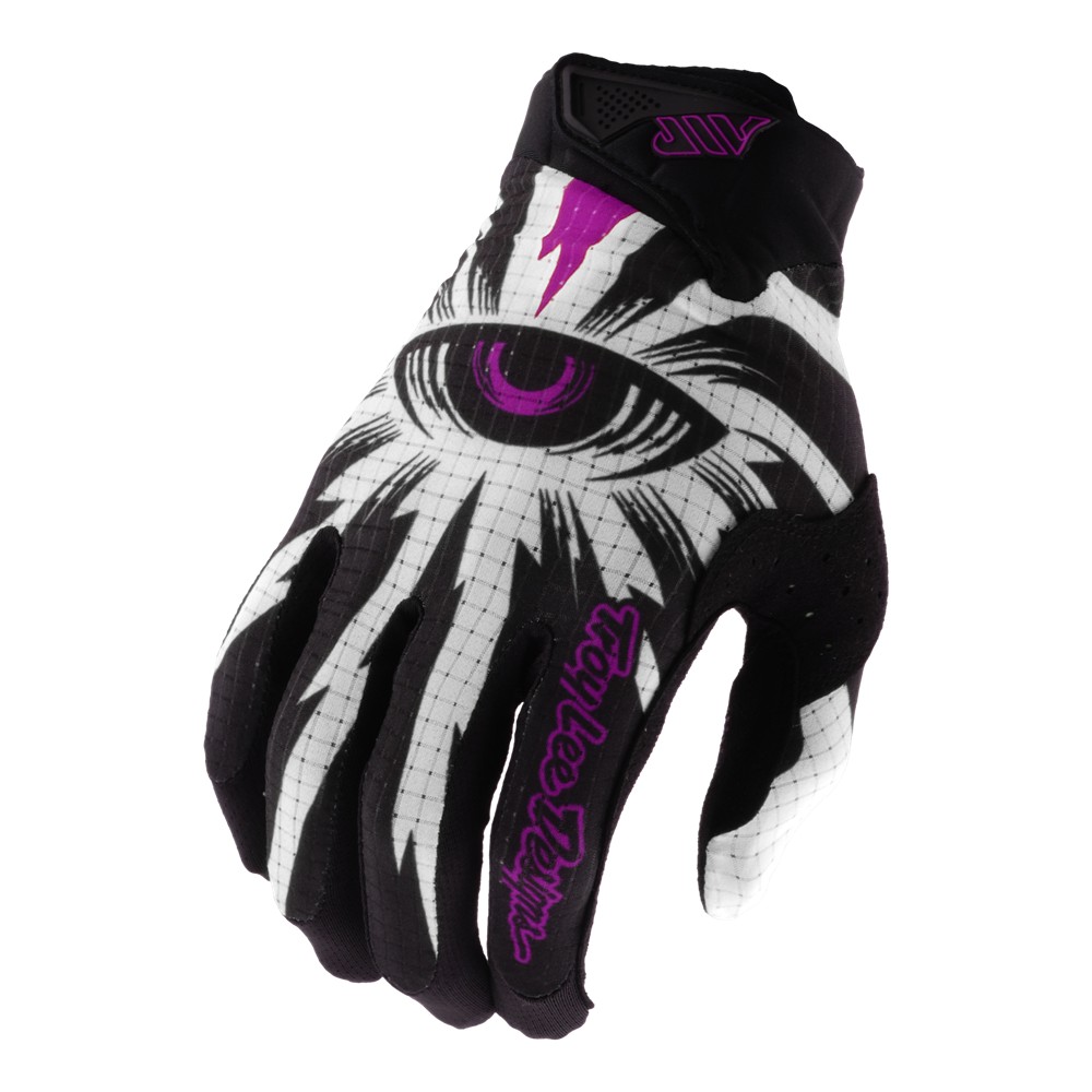 Troy Lee Designs Air Cyclops Motocross Gloves Youth Black/Fuchsia - Image 3