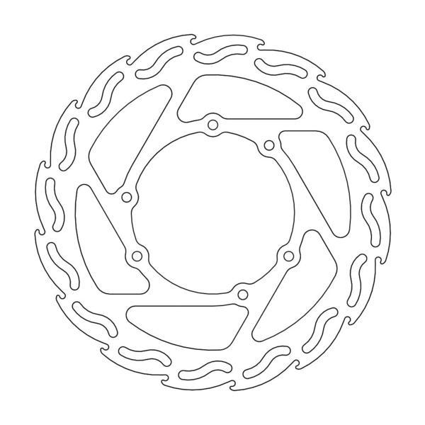 BRAKE DISC FRONT MOTO MASTER FLAME CANNONDALE HONDA - Image 1