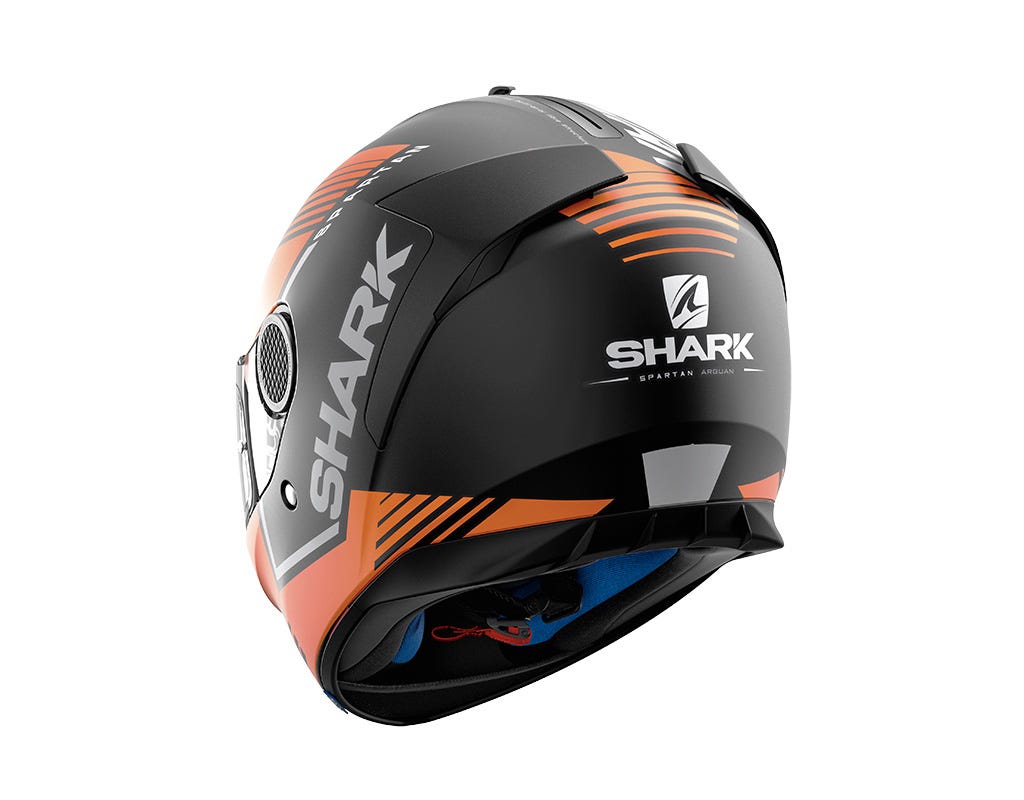 SHARK SPARTAN ARGUAN MAT BK/OR/SL XL - Image 3