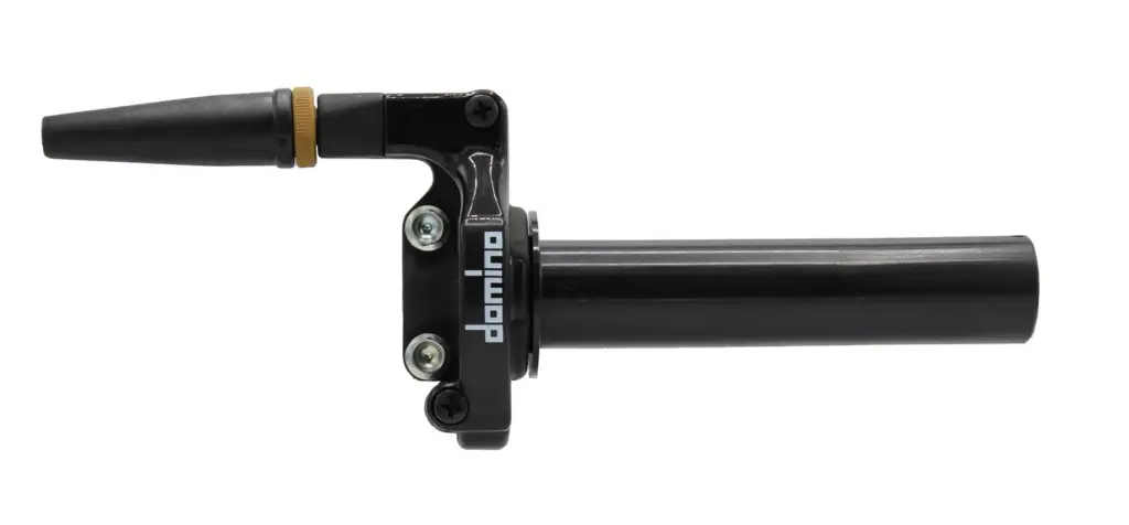 RACE THROTTLE ALU BLACK GRIPS SINGLE 90 DEG. 1.9D./mm 57mm MAX