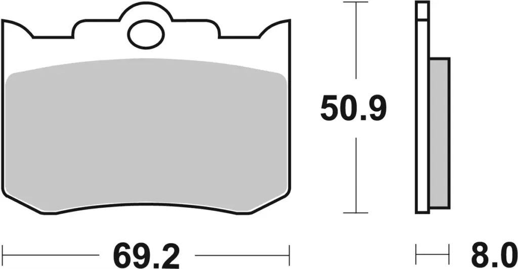 SBS 678HS Front Brake Pads