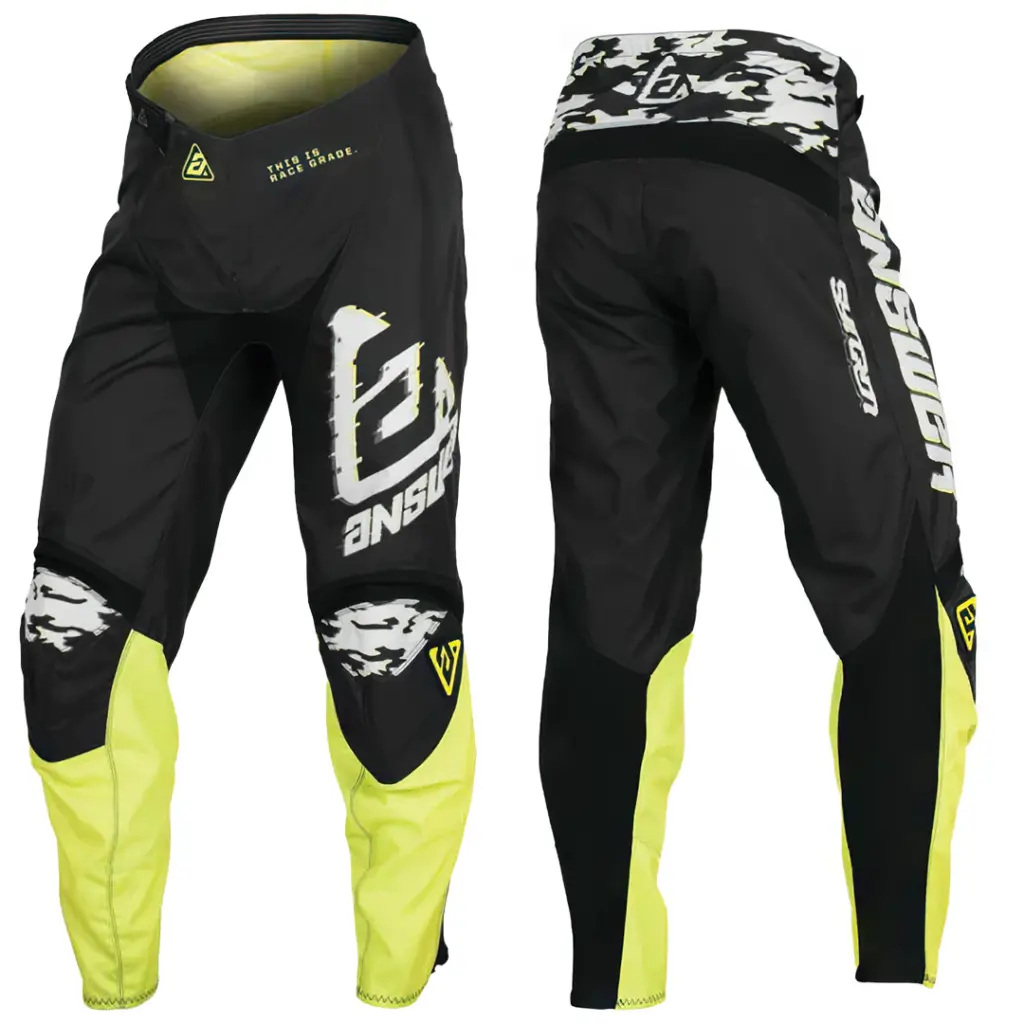 Answer Syncron Meltdown Motocross Pants Grey/HyperAcid/Black