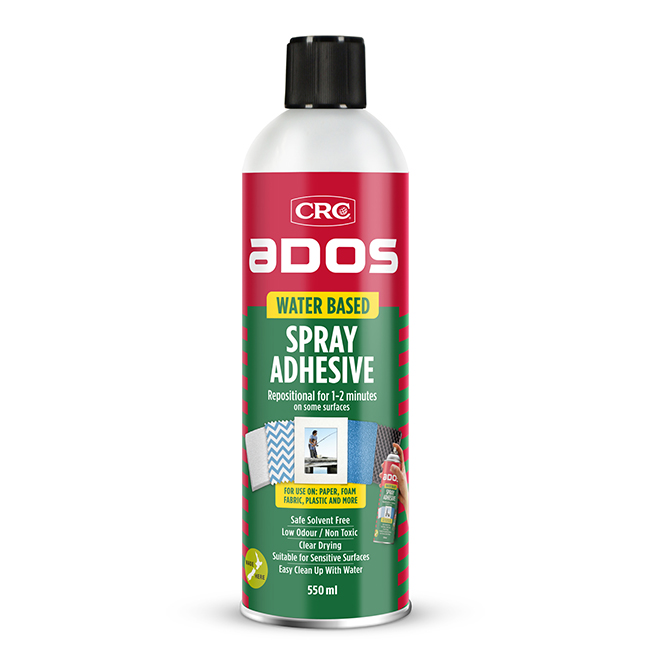CRC Water Based Spray Adhesive 550ml pack 6                [] - Image 1