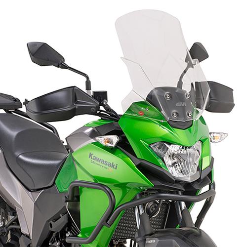 GIVI SCREEN KAWASAKI VERSYS X300 '17-> CLEAR 14cm TALLER - Image 1