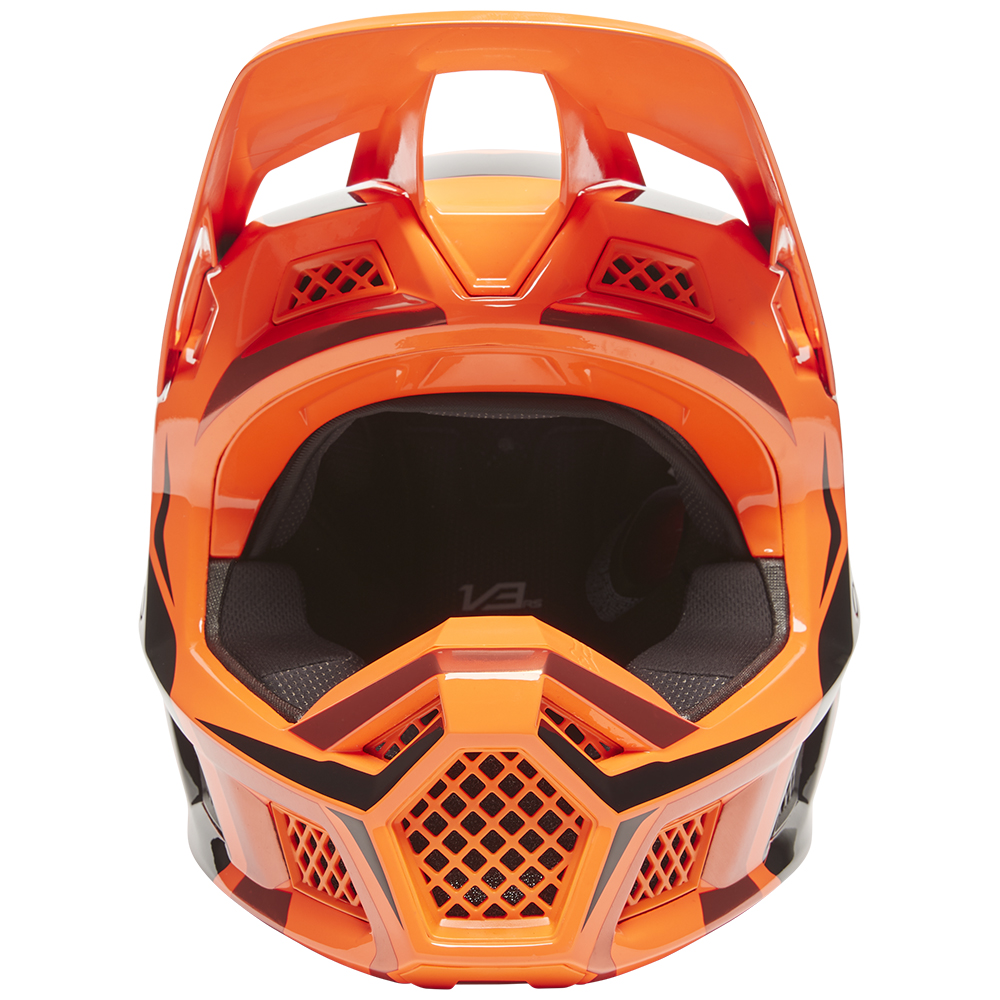 Motocross Helmet Fox V3 RS Mirer Flo Orange - Image 5